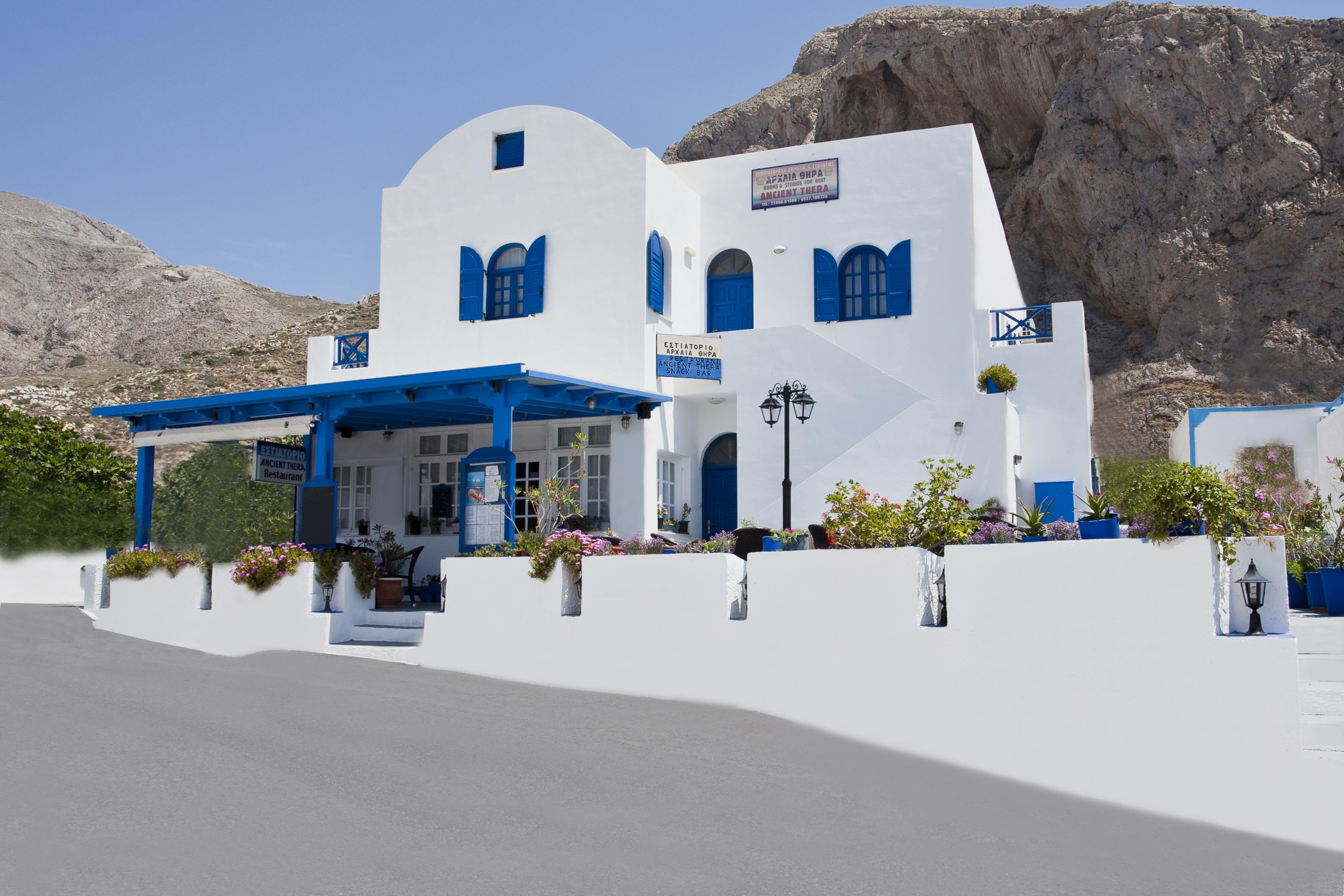 Ancient Thera Studios Perissa  Buitenkant foto